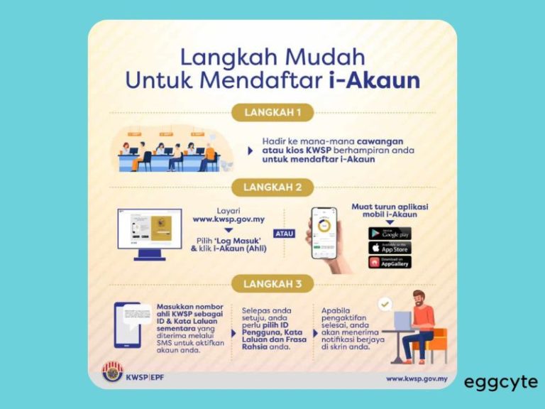 Cara Daftar i Akaun KWSP Online Handphone dengan Mudah 2025