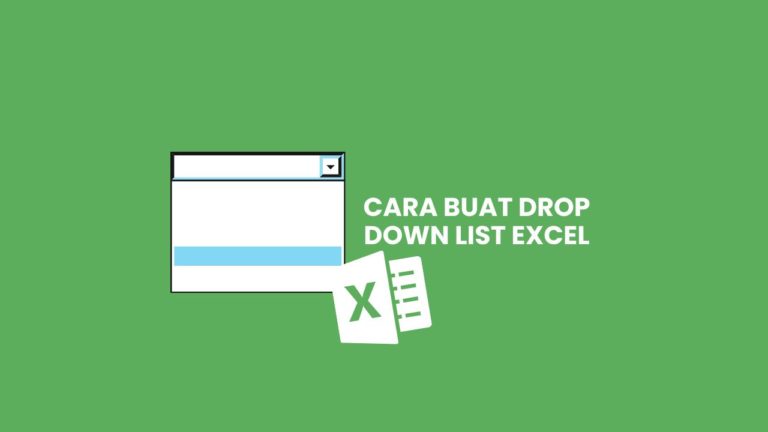 Cara Buat Drop Down List Excel Dengan Mudah & Praktikal